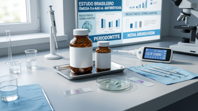Ômega-3 e AAS contra periodontite: estudo brasileiro aponta resultado semelhante ao de antibióticos