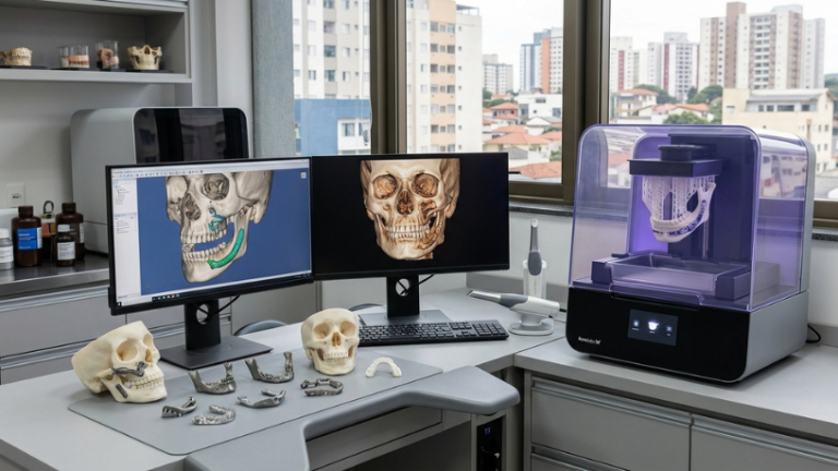 Inteligência artificial e impressão 3D avançam na Odontologia: como a nova tecnologia pode mudar reconstruções faciais